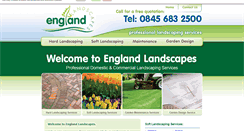 Desktop Screenshot of england-landscapes.co.uk