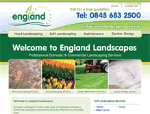 Tablet Screenshot of england-landscapes.co.uk